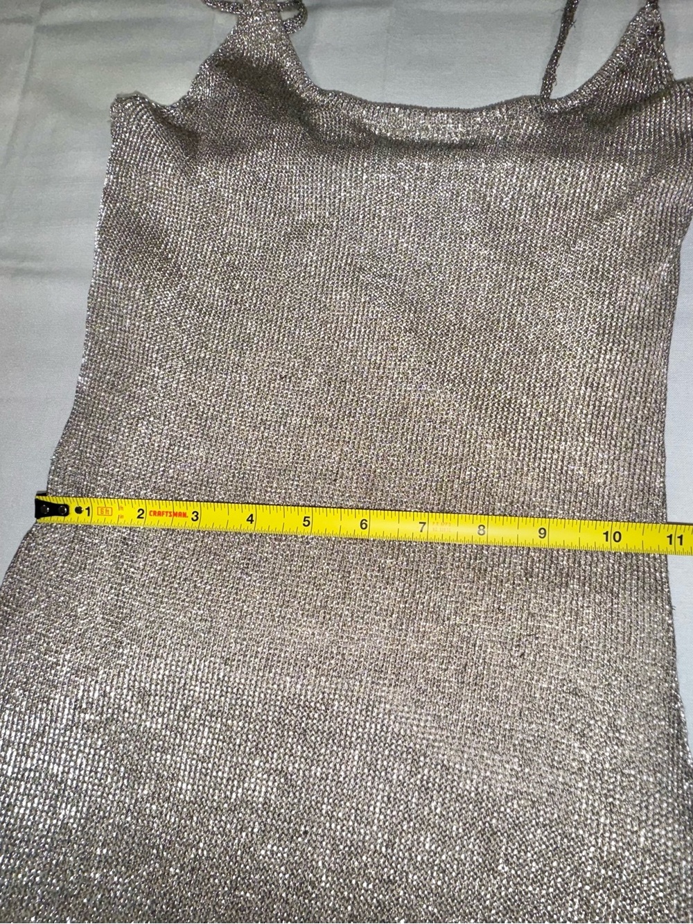 Fashion Nova Shimmering Taupe Midi Slip Dress - Picture 7 of 11